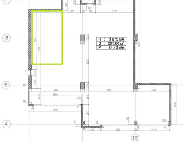 02 этаж - 290 м<sup>2</sup>